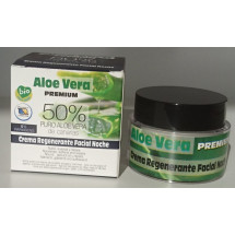 Aloe Vera Premium | Crema Regenerante Facial Noche Gesichtscreme Nacht 50ml (Gran Canaria)