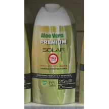 Aloe Vera Premium | Solar 50 SPF Protection Alta 25% Aloe Vera Sonnencreme 250ml (Gran Canaria)