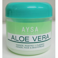 AYSA I Aloe Vera Creme Manos, Rostro y Cuerpo universelle Feuchtigkeitscreme 300ml Dose (Gran Canaria)