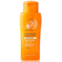 Canarian Suncare | Aloe Vera Sun Lotion SPF 20 Sonnencreme Lichtschutzfaktor 20 200ml (Gran Canaria)