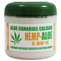 Aloe Canarias Calidad | Hemp-Aloe Hanf-Aloe Vera Körpercreme 300ml Dose (Teneriffa)