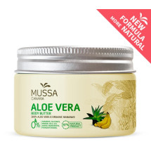 Mussa Canaria | Manteca Crema Corporal Body Butter Aloe Vera Platano Ecologico Bio Creme 300ml Dose (Teneriffa)