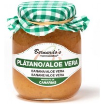 Bernardo's Mermeladas | Platano / Aloe Vera Bananenkonfitüre mit 20% Aloe Vera 240g (Lanzarote)