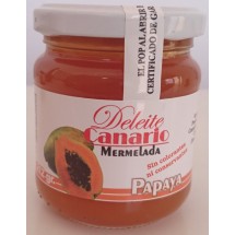 Deleite Canario Mermelada | Papaya Marmelade 212g Glas (Gran Canaria)