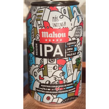 Mahou | Cinco Estrellas IPA Cerveza India Pale Ale Bier 4,5% Vol. 6x 330ml Dose (Teneriffa)