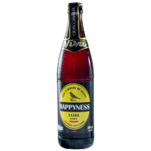 Viva | Happyness Extra Stout Cerveza kanarisches Bier 5% Vol. 500ml Glasflasche inkl. Pfand (Gran Canaria)