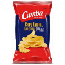 Cumba | Chips Papas Fritas Natural Original Onduladas Con Sal 160g (Gran Canaria)