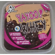GoFood | Yahoo! Whey double choco white Chips Kekse mit 25g Protein 225g Becher (Teneriffa)