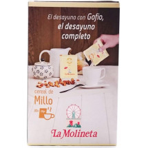 Gofio La Molineta | Cereal de Millo Gofio Maismehl geröstet für den Kaffee 30x 25g Portionstütchen (Teneriffa)