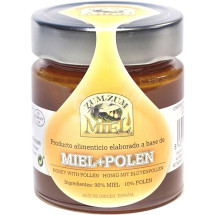 Zum-Zum Miel | Miel + Polen Bienenhonig mit Pollen Glas 340g (Teneriffa)