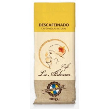 Cafe la Aldeana | Cafe Molido Natural Descafeinado Röstkaffee entkoffeiniert 200g Tüte angebaut auf Gran Canaria