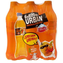 Urban by Firgas Naranja y Mandarina Orange-& Mandarine-Limonade 620ml 6er Pack (Gran Canaria)