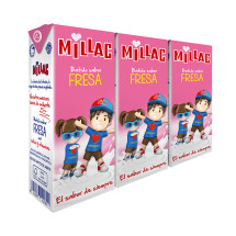 Millac | Leche Batida con Fresa Erdbeermilch 3er-Pack 3x 200ml (Gran Canaria)