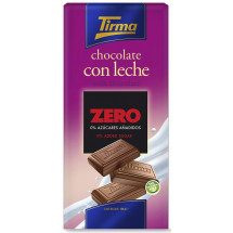 Tirma | Chocolate con Leche ZERO sin azucar Vollmilchschokolade zuckerfrei 125g Tafel (Gran Canaria)