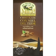 Zum-Zum Miel | Chocolate con Miel de Teide con Almendras Honig-Mandel-Schokolade 150g Tafel (Teneriffa)