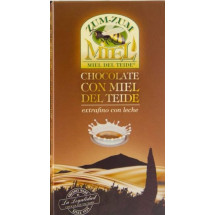 Zum-Zum Miel | Chocolate con Miel de Teide con Leche Honig-Vollmilchschokolade 150g Tafel produziert auf Teneriffa