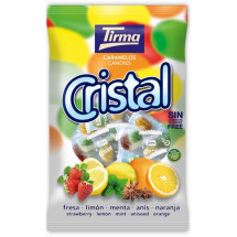Tirma | Cristal Caramelos Candy Fruchtgeschmack-Bonbons 600g (Gran Canaria)