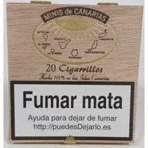 Minis de Canarias | 20 Cigarrillos Zigarillos Holzschachtel (Teneriffa) 