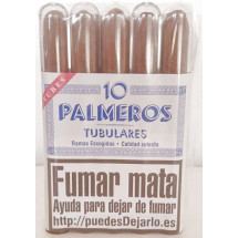 Palmeros 10 Tubulares Ramas Escogidas 10 Zigarren einzeln in Plastikröhrchen (Gran Canaria)