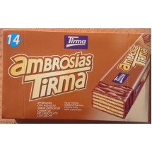 Tirma | Ambrosias Avellana Haselnuss-Schoko-Waffelriegel 14x 21,5g (Gran Canaria)