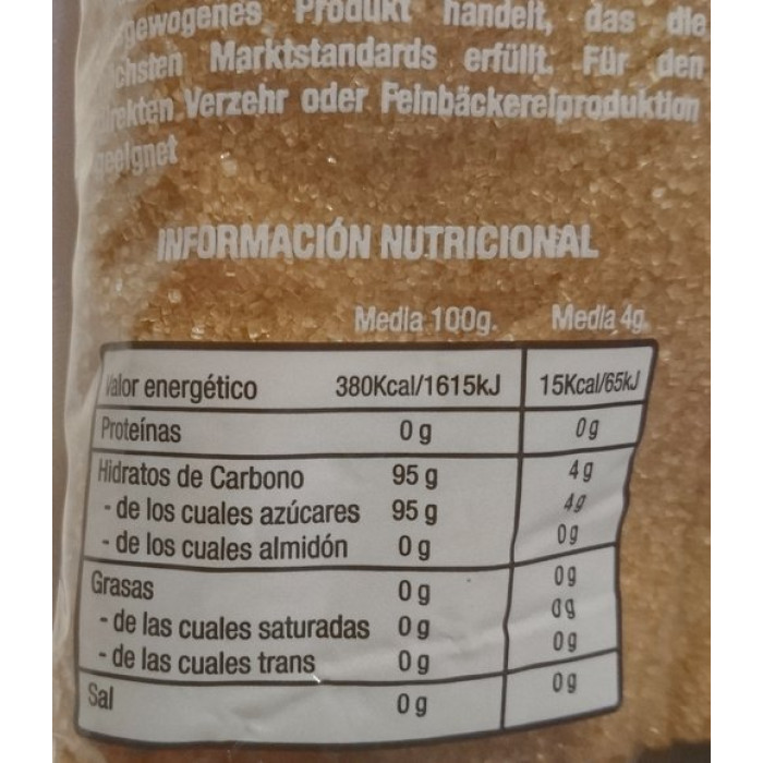 Dulzan Azucar Moreno De Cana Brauner Rohrzucker 1kg Teneriffa 7934