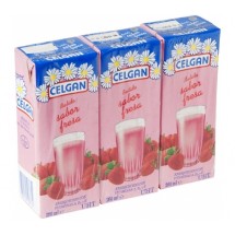 Celgan | Leche Batido Sabor Fresa Erdbeermilch 30x 200ml Tetrapack (Teneriffa)