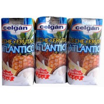 Celgan | Atlantico Leche y Frutas 3x 200ml Tetrapack (Teneriffa)