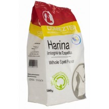 Comeztier | Harina integral de Espelta Dinkel-Vollkornmehl 500g Tüte (Teneriffa)