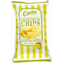 Cumba | Chips Papas Fritas Sabor Aceitunas & Anchos 120g (Gran Canaria)