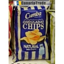 Cumba | Onduladas Chips Papas Fritas Natural Sabor Natural 120g (Gran Canaria)