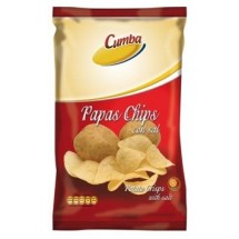 Cumba | Chips 100% Papas de Pais con sal Kartoffelchips gesalzen 120g (Gran Canaria)