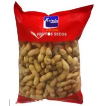 Emicela | Frutos Secos Selecciòn Cacahuete Erdnüsse geröstet mit Schale (USA) 1kg Tüte (Gran Canaria)