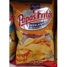 Emicela | Patatas Fritas Onduladas Chips geriffelt gesalzen Tüte 165g (Gran Canaria)