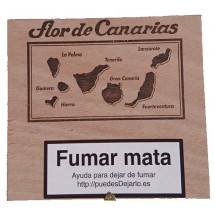 Flor de Canarias | Coronas 10 Zigarren Puros in Holzschatulle (Teneriffa)