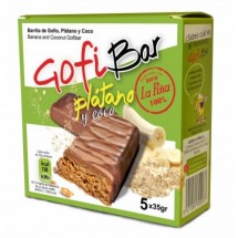 GofiBar | Platano y Coco Müsliriegel mit Gofio, Banane und Kokos 5x35g (Gran Canaria)