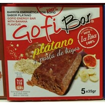 GofiBar | Platano y pasta de higos Müsliriegel mit Gofio 5x35g (Gran Canaria)