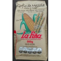 Gofio La Piña | Gofio de Mezcla Millo y Trigo Weizen- & Maismehl geröstet 500g (Gran Canaria)