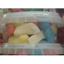 Golosinas Vegocito | Schaumgummi Bonbons farbig gemischt Becher 200g (Gran Canaria)