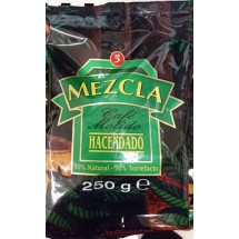 Hacendado | Cafe Molido Mezcla 50% Natural 50% Torrefacto Nr. 5 Kaffee gemahlen 250g Tüte (Teneriffa)