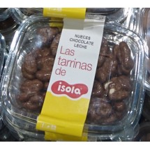 isola | Nueces con Chocolate leche Nüsse mit Vollmilchschokolade überzogen Schale 200g (Teneriffa)