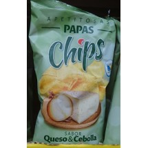 La Llanura | Papas Chips Sabor Queso & Cebolla Käse & Zwiebeln 100g (Gran Canaria)