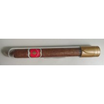 La Rica Hoja | Puros Tubo einzelne Zigarre 14cm in Plastikröhre wasserdicht (La Palma)