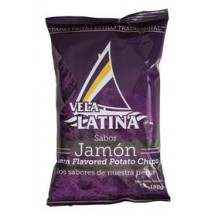 La Vela Latina | Chips Papas artesanales Patatas fritas Jamon Kartoffelchips Schinken 150g (Teneriffa)