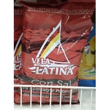 La Vela Latina | Chips Papas artesanales Patatas fritas con sal Kartoffelchips gesalzen 150g (Teneriffa)