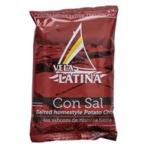 La Vela Latina | Chips Papas artesanales Patatas fritas con sal Kartoffelchips gesalzen 45g (Teneriffa)