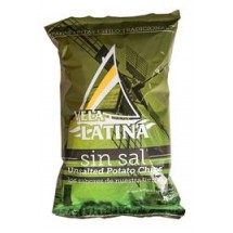 La Vela Latina | Chips Papas artesanales Patatas fritas sin sal Kartoffelchips ungesalzen 150g (Teneriffa)