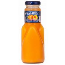 Lambda | Melocoton Peach Pfirsich-Saft 250ml Glasflasche (Gran Canaria)