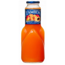 Lambda | Papaya & Mango Saft 1l Glasflasche (Gran Canaria)