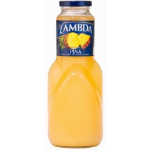 Lambda | Pina Ananas-Saft 1l Glasflasche (Gran Canaria)