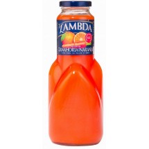 Lambda | Zanahoria-Naranja Karotten-Orangen-Saft 1l Glasflasche (Gran Canaria)